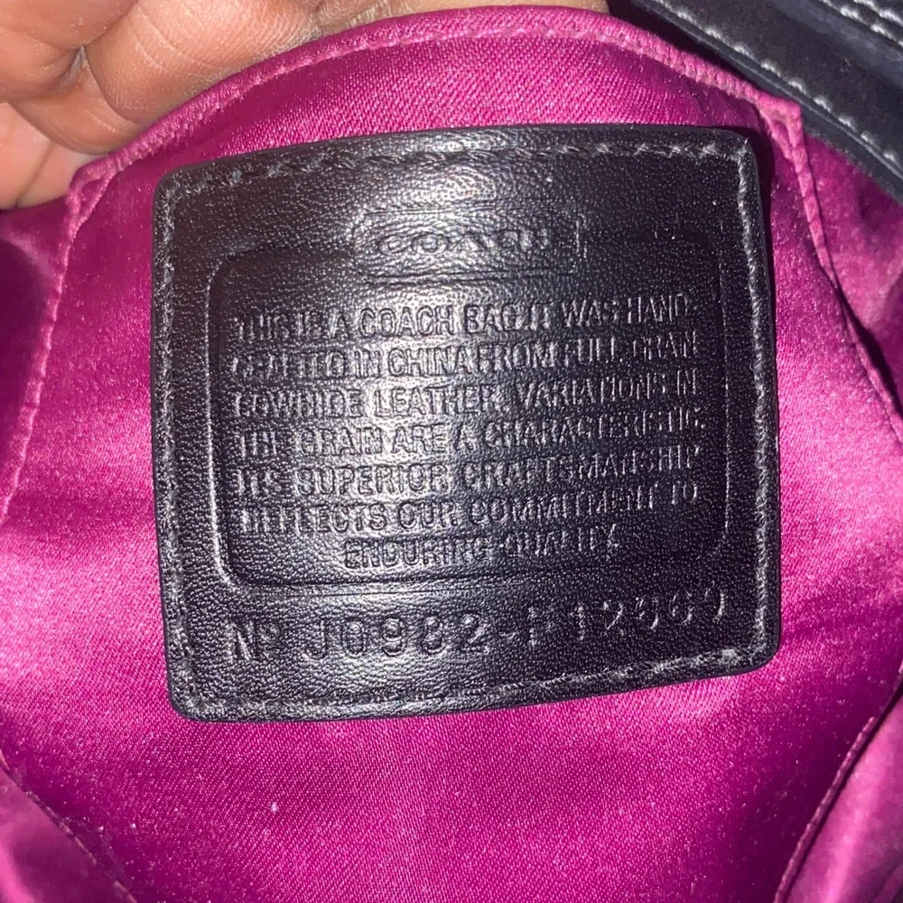 Coach Carly Hobo  Leather Shoulder Bag Euc 12669 - Picture 6 of 11